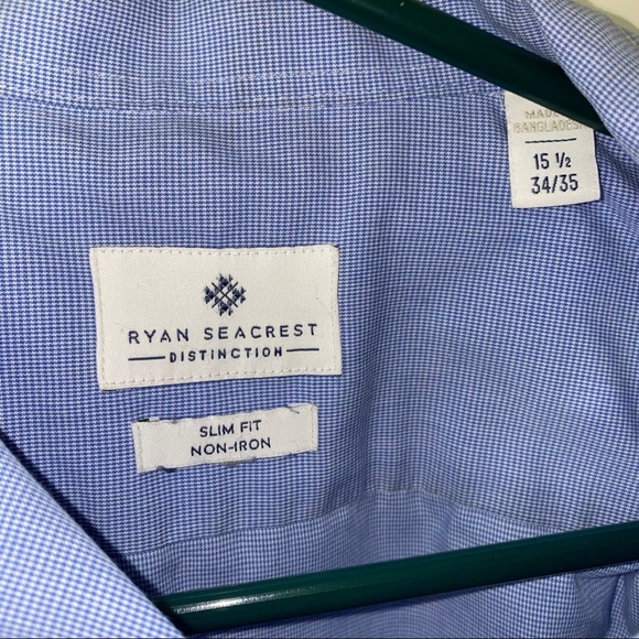 Ryan Seacrest Distinction Plaid Button Down Shirt - Picture 4 of 10